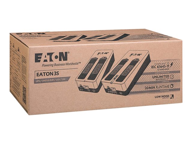 Eaton 3S 700 - UPS - AC 220-240 V - 420 Watt - 700 VA - 1-phase - USB - output connectors: 8