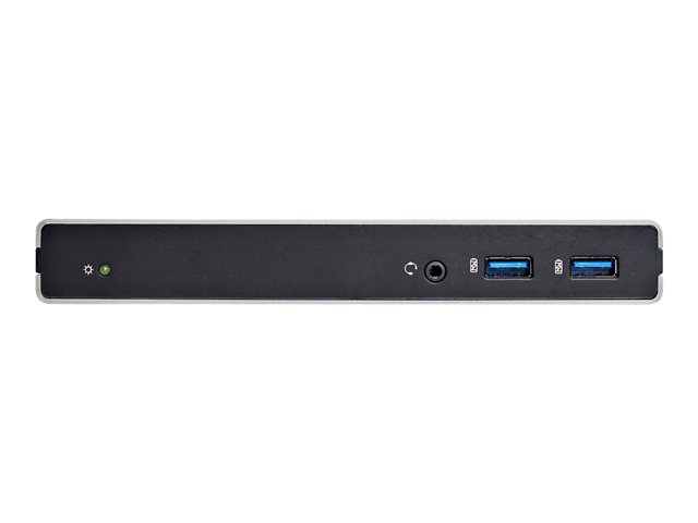 StarTech.com Dual Monitor USB 3.0 Docking Station w/ DVI to VGA & HDMI Adapters, 5x USB 3.0 & Audio - Vertical DVI Dock for Mac & Windows (USB3SDOCKDD) - Docking station - USB - DVI - 1GbE - for P/N: ARMBARDUO, ARMDUAL, ARMDUAL30, ARMSLIMDUO, TB33A1C