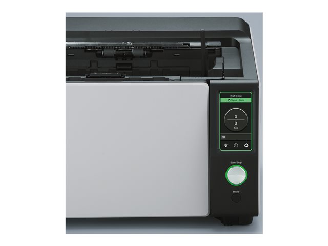 Ricoh fi-8820 - Document scanner - Dual CIS - Duplex - 305 x 431.8 mm - 600 dpi x 600 dpi - up to 120 ppm (mono) / up to 120 ppm (colour) - ADF (500 sheets) - up to 100000 scans per day - USB 3.2 Gen 1, Gigabit LAN