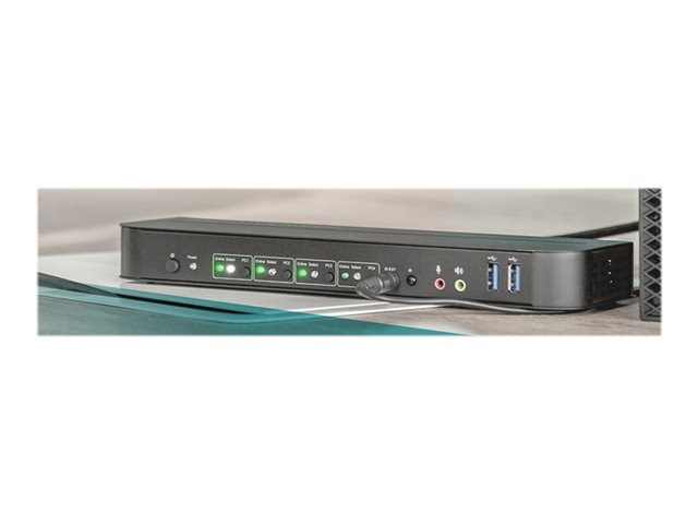 KVM Switch 4x1 DP DP/HDMI Out USB 4Kx2K