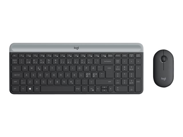 Logitech MK470 Slim Toetsenbord en Muis combinatie 