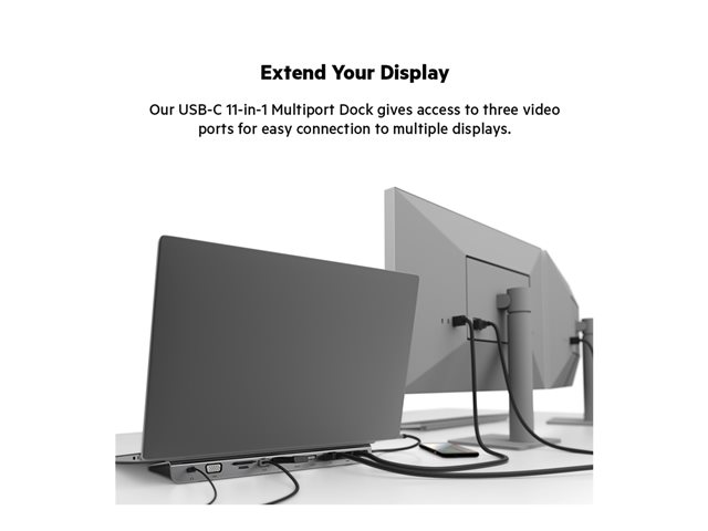 Belkin CONNECT 11-in-1 - Multiport dock - USB-C - VGA, HDMI, DP - 1GbE