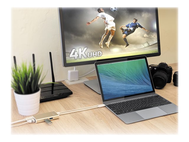 USB-C Multi-Adapter - HDMI/Ethernet/USB