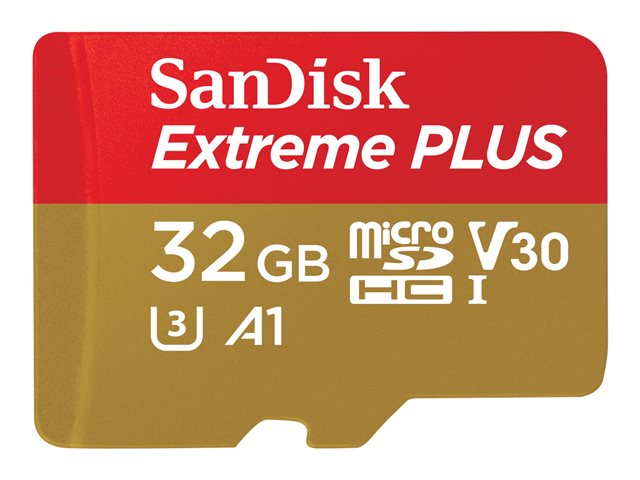 Ext Plus microSDHC 32GB+SD 100MB A1 I U3