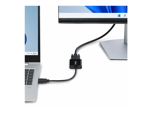 StarTech.com HDMI to VGA Adapter, 1080p, Active Video Converter - Adapter - HDMI male to HD-15 (VGA) female - 18.95 cm - black - 1080p support, active, bus powered