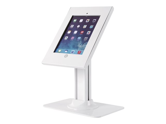 Neomounts TABLET-D300 - Stand - for tablet - lockable - white - desktop - for Apple 9.7-inch iPad Pro, iPad, iPad 2, iPad Air, iPad Air 2, iPad with Retina display