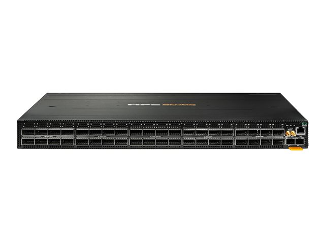 HPE Aruba Networking 9300S 32p QSFP28 100G 8p QSFP-DD 400G - Switch - L3 - Managed - 32 x 100 Gigabit QSFP28 + 8 x 400 Gigabit QSFP-DD - front to back airflow - rack-mountable