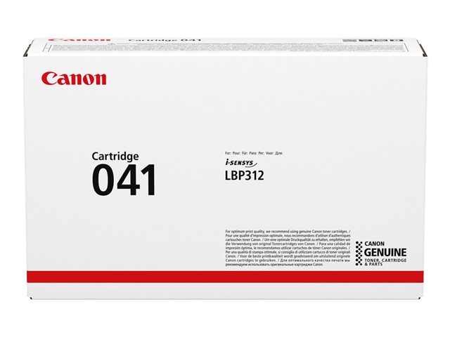 Canon 041 - High Yield - black - original - toner cartridge - for imageCLASS LBP312dn, MF525dw
