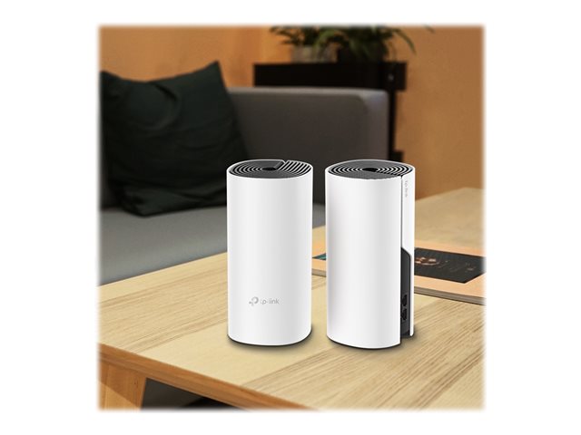TP-Link DECO M4 - Wi-Fi system (2 routers) - up to 2,800 sq.ft - mesh - GigE - 802.11a/b/g/n/ac - Dual Band