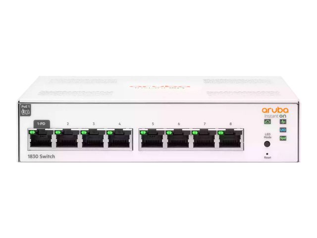 HPE Networking Instant On 1830 8G Switch - Switch - smart - 8 x 10/100/1000 - desktop
