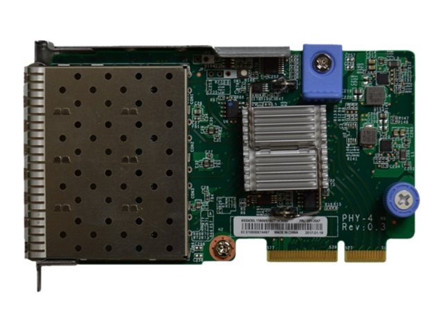 Lenovo ThinkSystem - Network adapter - LAN-on-motherboard (LOM) - 10 Gigabit SFP+ x 4 - for ThinkAgile HX2320 Appliance, VX3320 Appliance
