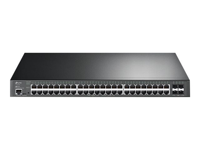 TP-Link JetStream TL-SG3452XP V1 - Switch - L2+ - Managed - 48 x 10/100/1000 (PoE+) + 4 x 10 Gigabit SFP+ - rack-mountable - PoE+ (500 W)