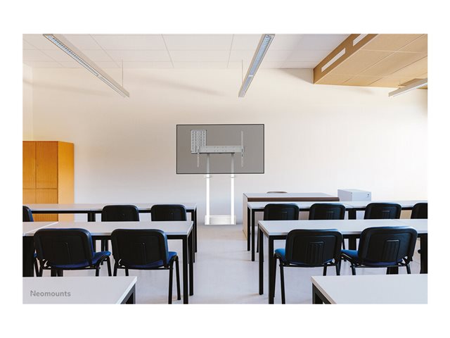 Neomounts WL55-875WH1 - Mounting kit (wall mount) - motorised - for flat panel - lockable - steel - white - screen size: 55\"-100\"