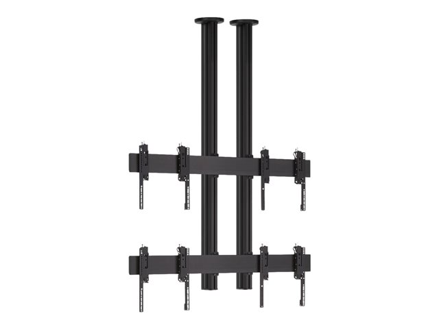 Vogel's Connect-It CVW 2255 - Haakje - voor 2x2 videowand - zwart - schermgrootte: 46\"-55\" - te bevestigen aan het plafond
