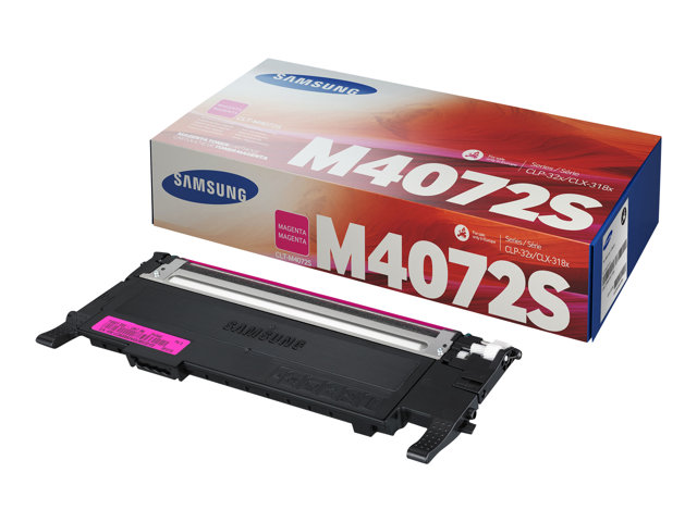 Samsung CLT-M4072S - Magenta - original - toner cartridge (SU262A) - for Samsung CLP-325, CLX-3180, CLX-3185, CLX-3186