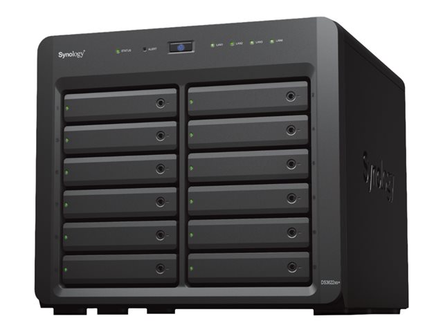 Synology Disk Station DS3622XS+ - NAS server - 12 bays - SATA 6Gb/s - RAID RAID 0, 1, 5, 6, 10, JBOD, RAID F1 - RAM 16 GB - Gigabit Ethernet / 10 Gigabit Ethernet - iSCSI support