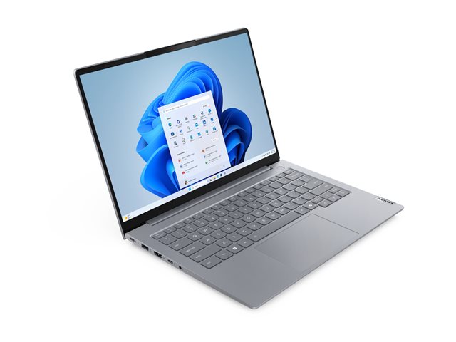 Lenovo ThinkBook 14 G8 IAL 21SJ - 180-degree hinge design - Intel Core Ultra 5 - 135H / up to 4.6 GHz - Win 11 Pro - Intel Arc Graphics - 16 GB RAM - 512 GB SSD NVMe - 14\" IPS 1920 x 1200 - Wi-Fi 6E, Bluetooth - arctic grey - kbd: Belgium - with 2 Years Lenovo Depot Support, CO2 Offset 0.5 ton (2nd Gen)