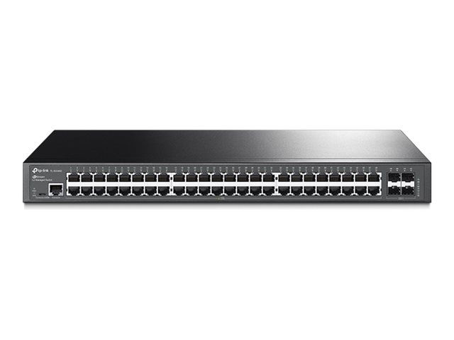 TP-Link JetStream T2600G-52TS - Switch - Managed - 48 x 10/100/1000 + 4 x Gigabit SFP - rack-mountable