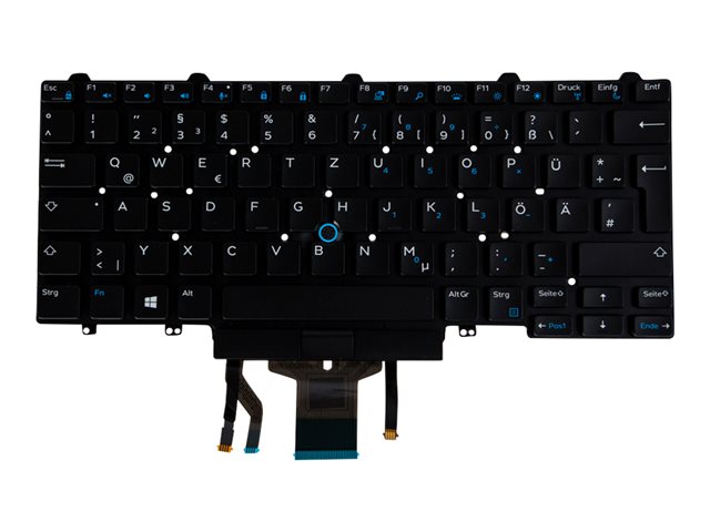Backlit Keyboard w/DualPoint (German)