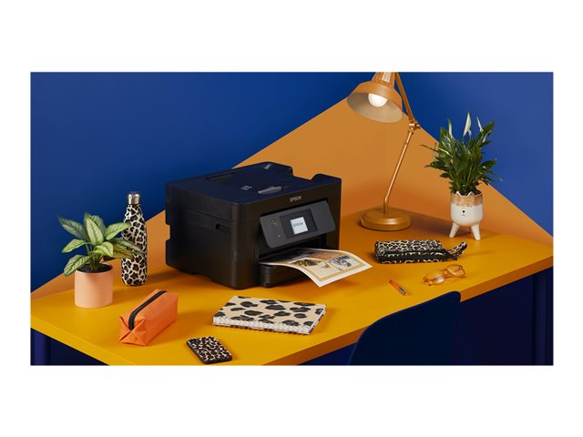 Epson WorkForce Pro WF-3820DWF - Multifunction printer - colour - ink-jet - A4/Legal (media) - up to 21 ppm (printing) - 250 sheets - 33.6 Kbps - USB 2.0, LAN, Wi-Fi(n), USB host