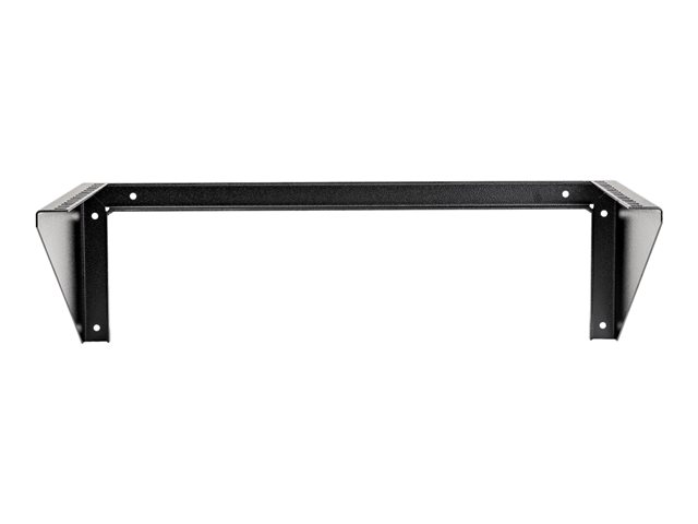 StarTech.com 5U Vertical Wall Mount Rack - 19in Low Profile Open Wall Mounting Bracket - Network/Server Room/Data/AV/IT/Patch Panel/Communication/Computer Equipment - w/ Cage Nuts/Screws - Rack open frame - 2-post - wall mountable - black - 5U - 19\"