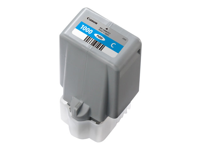 Canon PFI-1000 C - 80 ml - cyan - original - ink tank - for imagePROGRAF PRO-1000