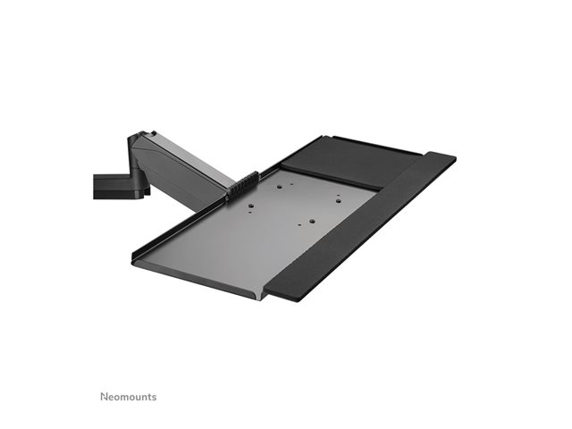 Neomounts DS90-325BL1 - Mounting kit (full motion arm) - sit-stand workstation - for LCD display / PC equipment - steel - black - screen size: 17\"-32\" - clamp mountable, grommet, desk-mountable