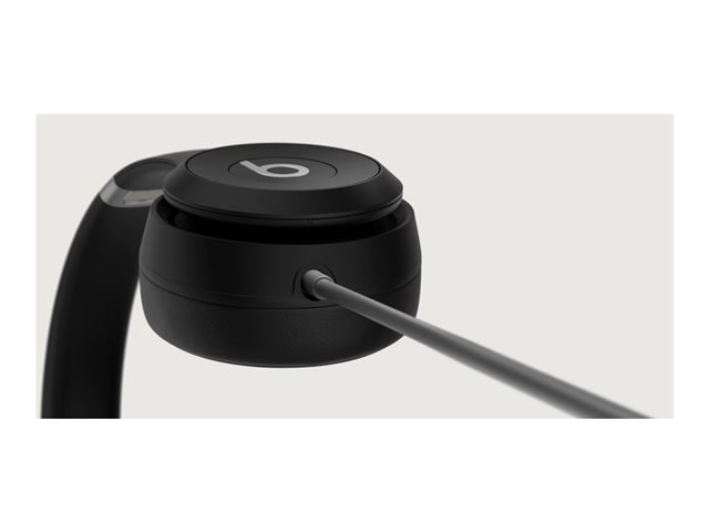 Beats Solo 4 - Headphones with mic - on-ear - Bluetooth - wireless - 3.5 mm jack, USB-C - noise isolating - matte black