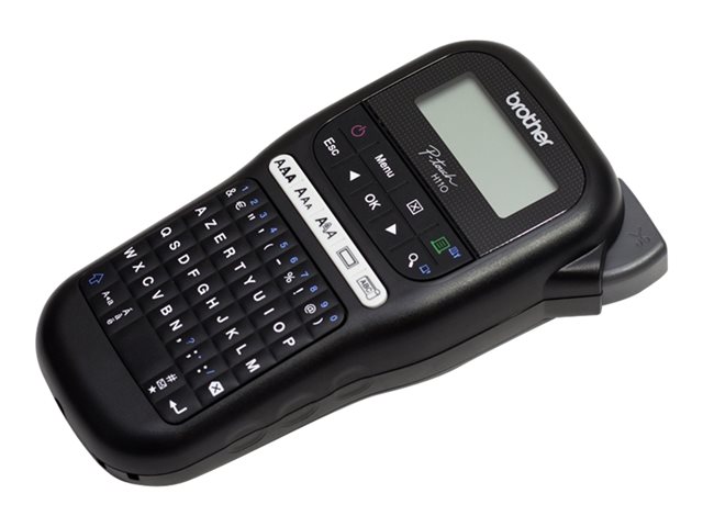 Brother P-Touch PT-H110 - Labelmaker - B/W - thermal transfer - Roll (1.2 cm) - 180 dpi - up to 20 mm/sec - 2 line printing