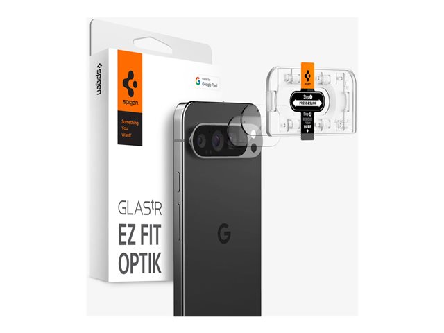 Spigen Google Pixel 9 (Pro) Glas.tR EZ Fit Optik Crystal Clear (2P)