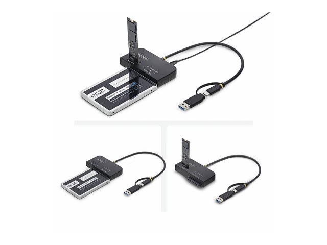 USB to M.2 NVMe and SATA SSD Adapter