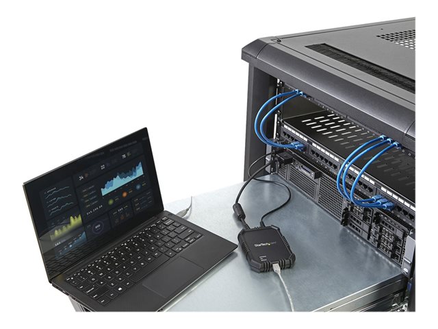StarTech.com USB Crash Cart Adapter with File Transfer and Video Capture - Laptop to Server KVM Console - Portable & Rugged (NOTECONS02X) - KVM switch - 1 x KVM port(s) - 1 local user - desktop