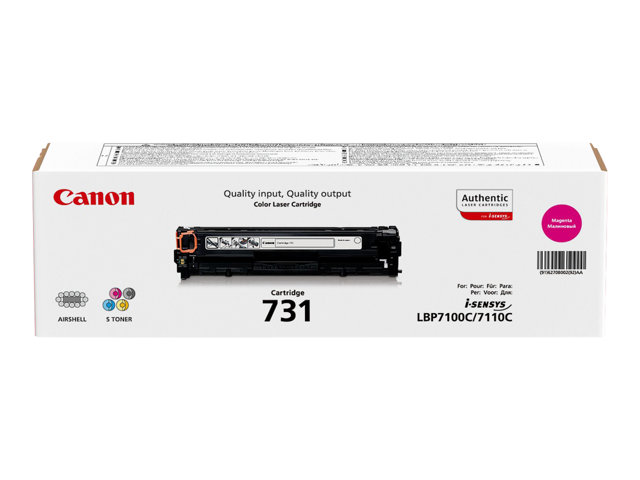 Canon 731 M - Magenta - original - toner cartridge - for i-SENSYS MF623Cn, MF628Cw