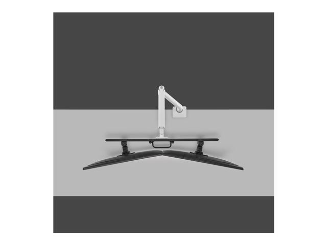 Neomounts DS75S-950WH2 - Mounting kit (desk mounting arm) - full-motion - for 2 LCD displays - aluminium - white - screen size: 17\"-32\"
