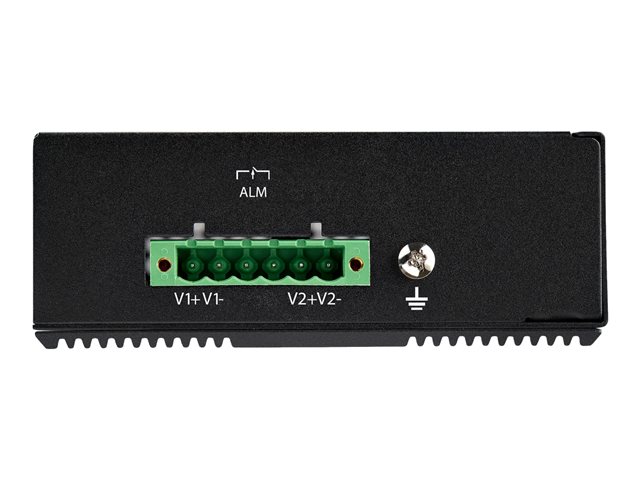 StarTech.com Industrial 8 Port Gigabit PoE Switch, 30W, Power Over Ethernet Switch, Gigabit Ethernet GbE PoE+ Unmanaged Switch, Rugged High Power Gigabit Network Switch IP-30, -40C to 75C - Gigabit Ethernet PoE (IESC1G80UP) - Switch - unmanaged - 8 x 10/100/1000 (PoE+) - DIN rail mountable, wall-mountable - PoE+ (200 W) - DC power