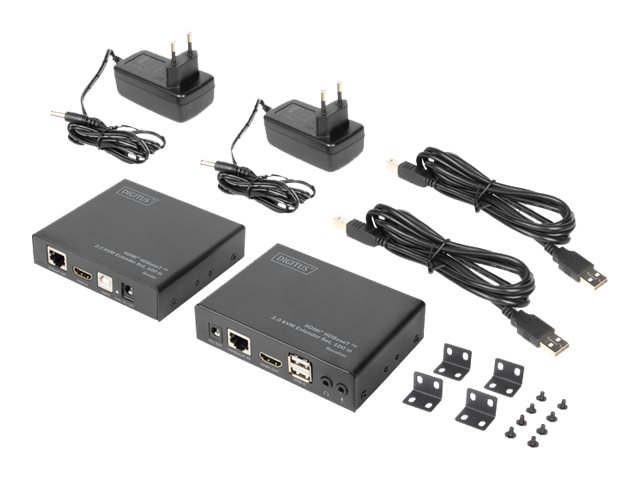 HDBASET 2.0 HDMI KVM EXTENDER SET 4K/60HZ (4:2:0) 6X USB