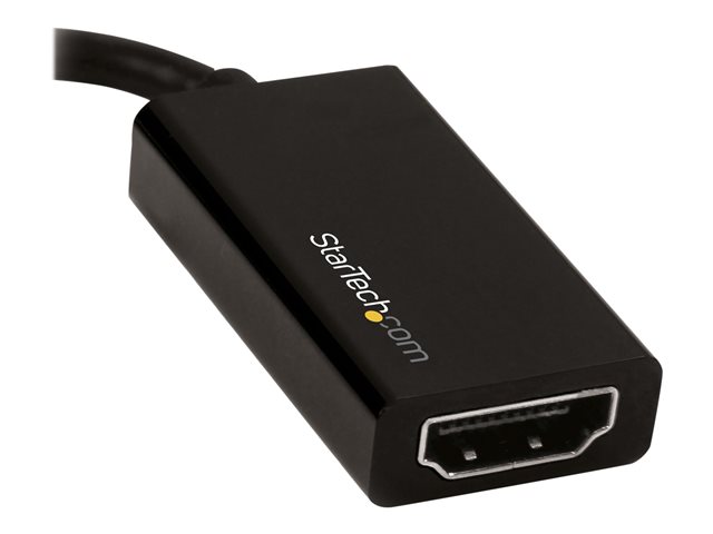 StarTech.com Mini DisplayPort to HDMI Adapter - 4K mDP to HDMI Converter - UHD 4K 60Hz (MDP2HD4K60S) - Video converter - DisplayPort - HDMI
