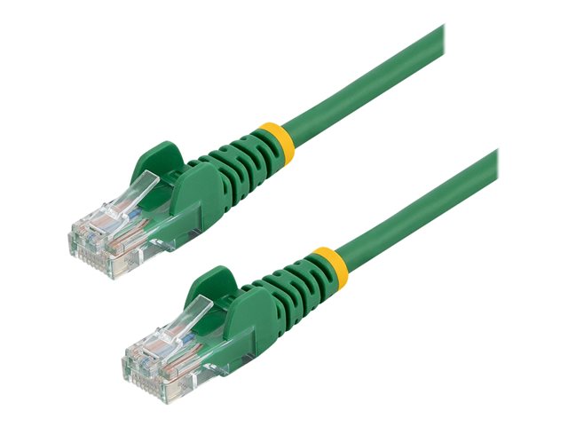 StarTech.com 0.5m Green Cat5e / Cat 5 Snagless Ethernet Patch Cable 0.5 m - Patch cable - RJ-45 (M) to RJ-45 (M) - 50 cm - UTP - CAT 5e - stranded, snagless - green