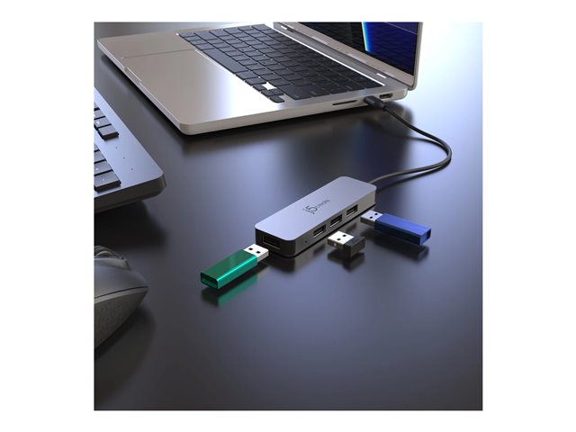 Laptop Stand with USB 4-Port Hub