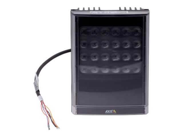 AXIS T90D30 - Infrared illuminator - ceiling mountable, pole mountable, wall mountable - 12 - 24 V - indoor, outdoor - 46 Watt - black - for AXIS D3110, P1385-E, P1455-LE, P1455-LE-3, Q1656, Q1656-B, Q1715, V5938 50