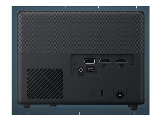 Epson EF-12 - 3LCD projector - portable - 1000 lumens (white) - 1000 lumens (colour) - Full HD (1920 x 1080) - 16:9 - black - Android TV
