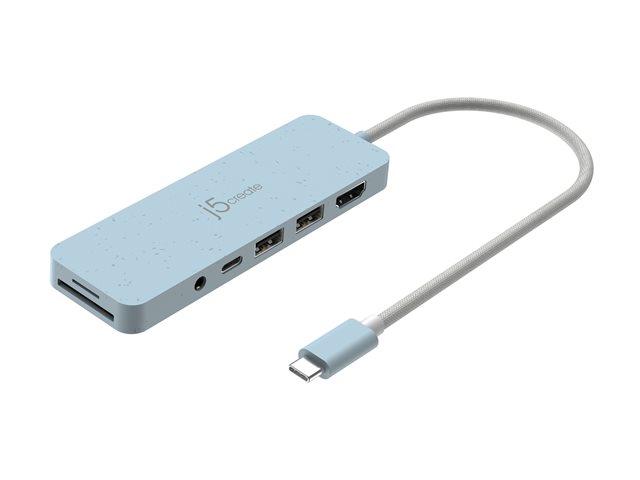 Eco-Friendly USB-C Multi-Port Hub with