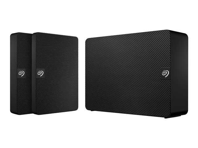 Seagate Expansion STKM5000400 - Hard drive - 5 TB - external (portable) - USB 3.0 - black - with Seagate Rescue Data Recovery