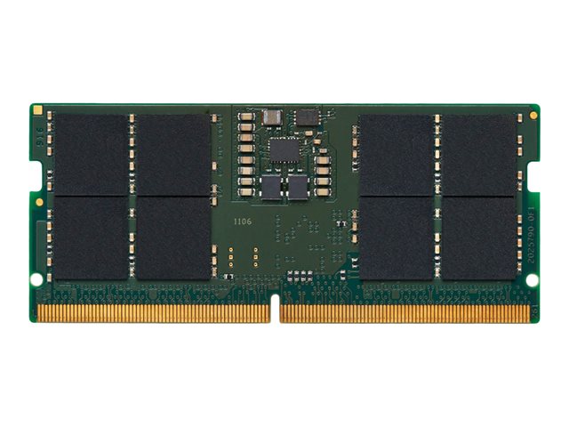 Kingston - DDR5 - module - 16 GB - SO-DIMM 262-pin - 5600 MHz / PC5-44800 - CL46 - 1.1 V - unbuffered - on-die ECC