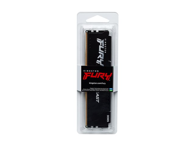 Kingston FURY Beast - DDR5 - module - 32 GB - DIMM 288-pin - 5200 MHz / PC5-41600 - CL40 - 1.25 V - unbuffered - on-die ECC