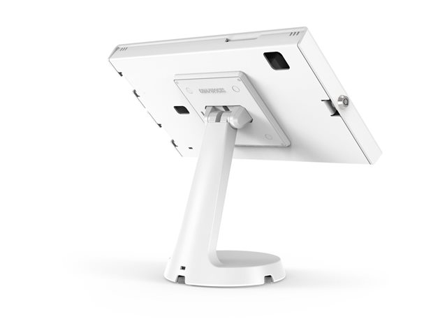 Compulocks Galaxy Tab A9+ Apex Enclosure Mast Stand - Mounting kit (enclosure, stand) - for tablet - lockable - metal frame - white - screen size: 11\" - counter top, wall-mountable - for Samsung Galaxy Tab A9+