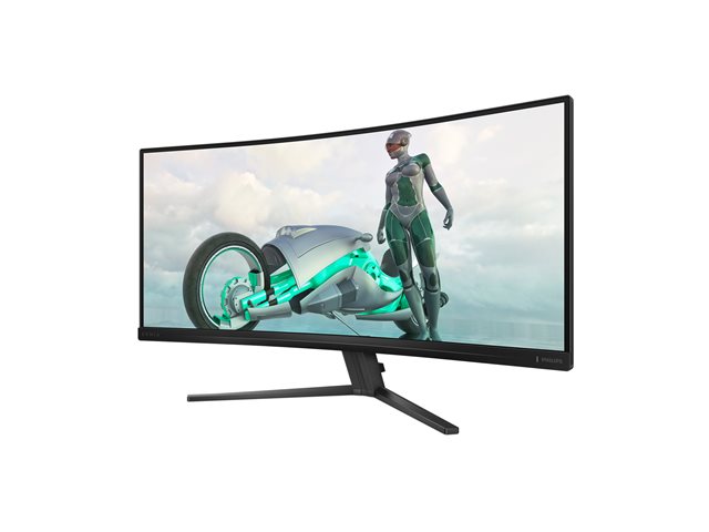 Philips Evnia 3000 34M2C3500L - LED monitor - gaming - curved - 34\" - 3440 x 1440 WQHD @ 180 Hz - Fast VA - 300 cd/m² - 4000:1 - HDR10 - 1 ms - 2xHDMI, DisplayPort - charcoal