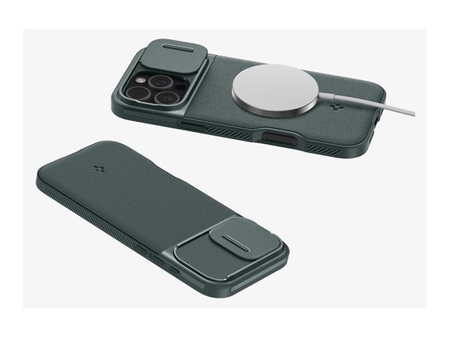 Spigen iPhone 16 Pro Optik Armor MagFit Abyss Green