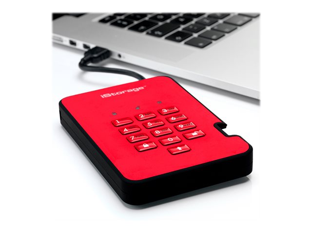 diskAshur2 256bit 500GB Red