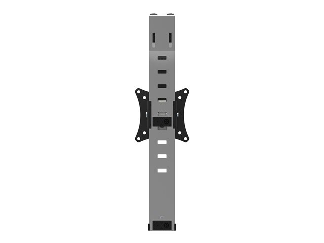 StarTech.com Cubicle Monitor Mount, Cubicle Wall Single Monitor Hanger, Up to 34\" VESA Mount Display, Height Adjustable Ergonomic Office Cubicle Hanging Flat Panel Hook & Clamp Bracket - Landscape/Portrait (ARMCBCLB) - Bracket - for Monitor - plastic, steel - silver - screen size: 17\"-34\" - mounting interface: VESA - wall-mountable